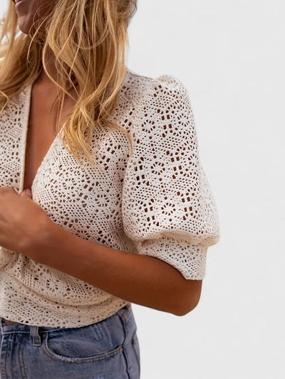 Katerina™ | Elegant V-Neck Blouse