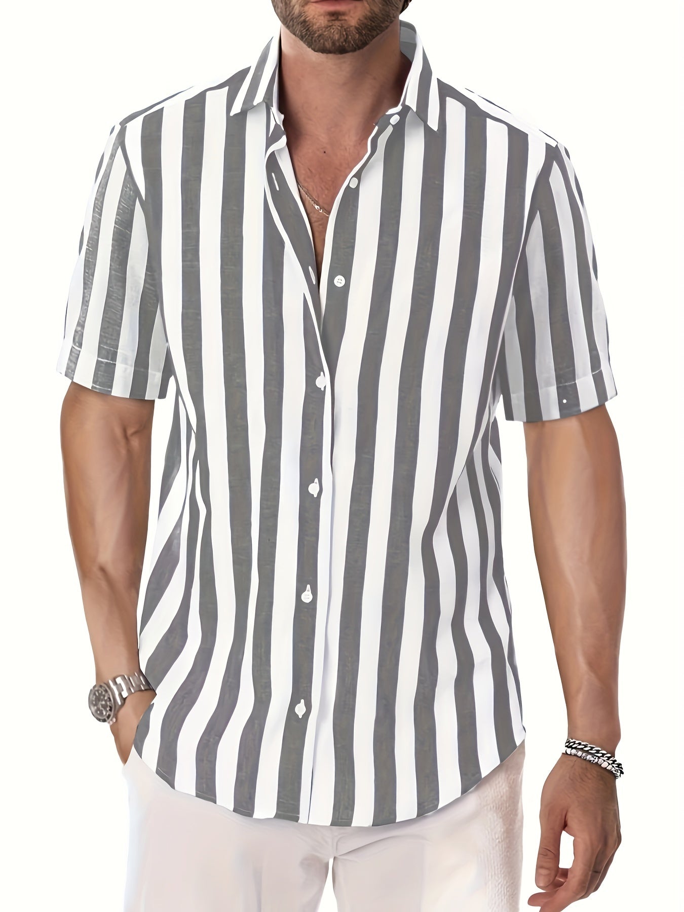 James™ - Casual Stripes Shirt
