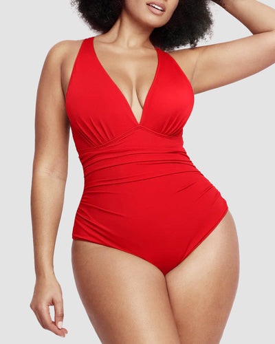 Wioletta – Shaping Swimsuit with Backless Design