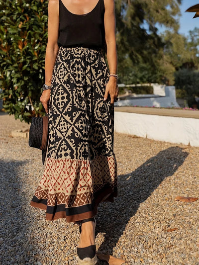 Avencea | Boho Style Long Skirt