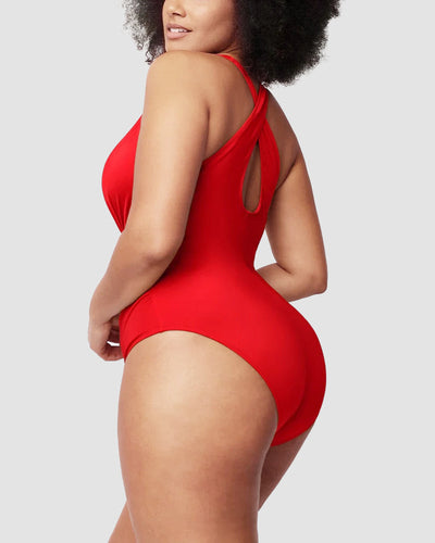 Wioletta – Shaping Swimsuit with Backless Design