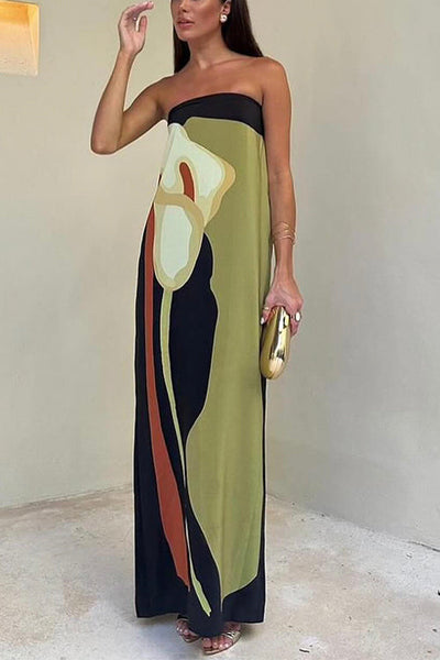 Galina -  Classic Maxi Dress for Summer