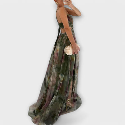 Aurora | Mesh Maxi Form Dress