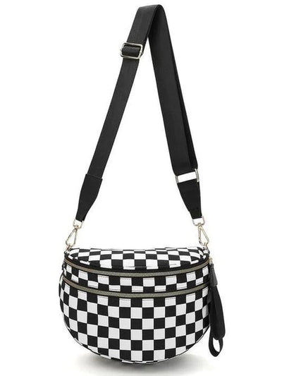 Elsie - Checkered Bum Bag