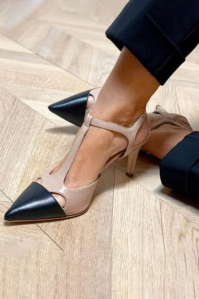 Mirella | Two-Tone Pointed Heels