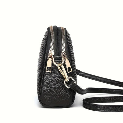 Isabella | Mini Crossbody Bag in Faux Leather with Crocodile Look