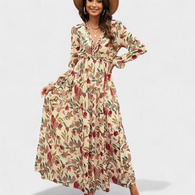Zinnia | Floral Tiered Maxi Dress