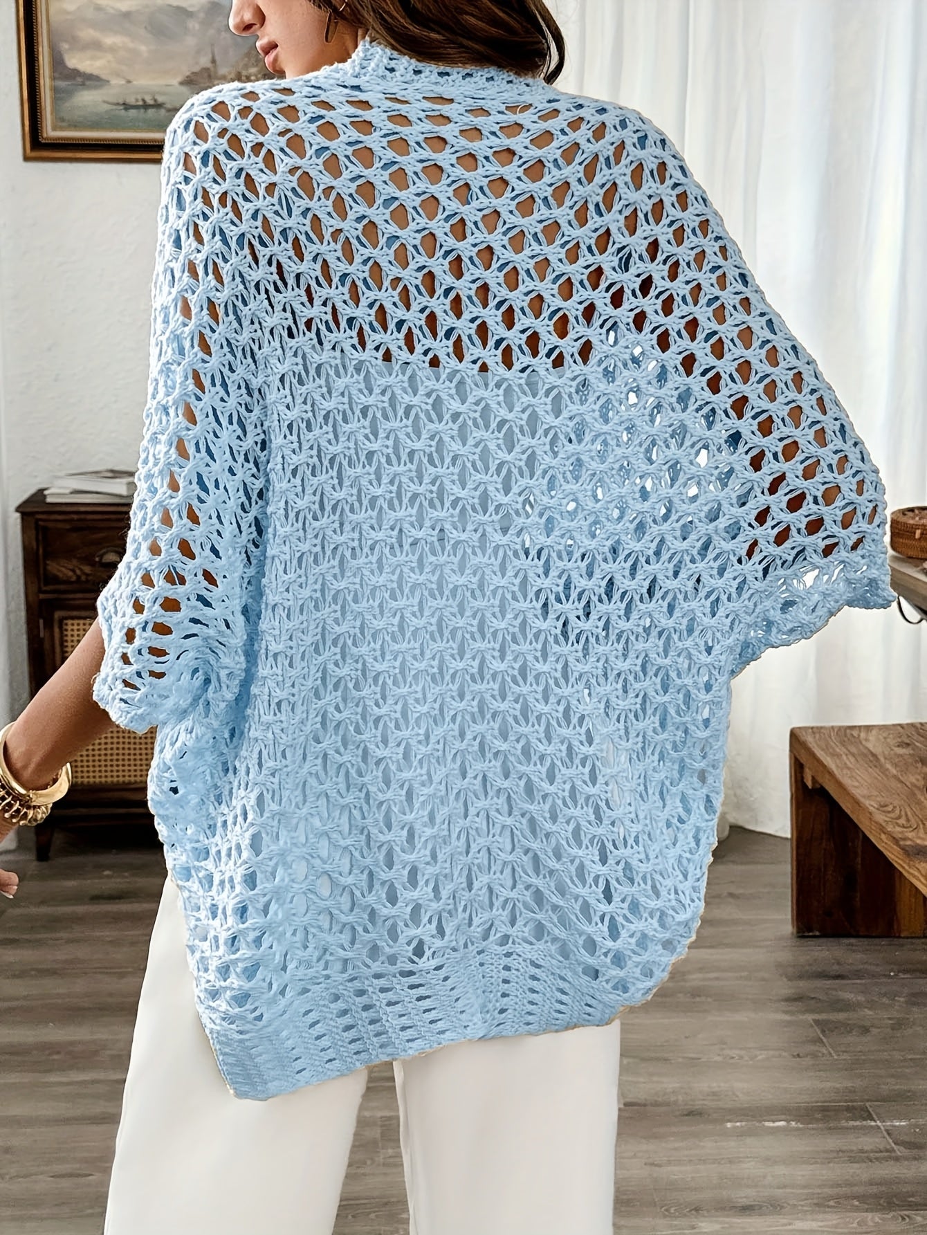 NORTHLINE STUDIO | OPEN-WEAVE CROCHET CARDIGAN