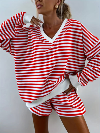Brooklyn™ – Casual Striped Lounge Set
