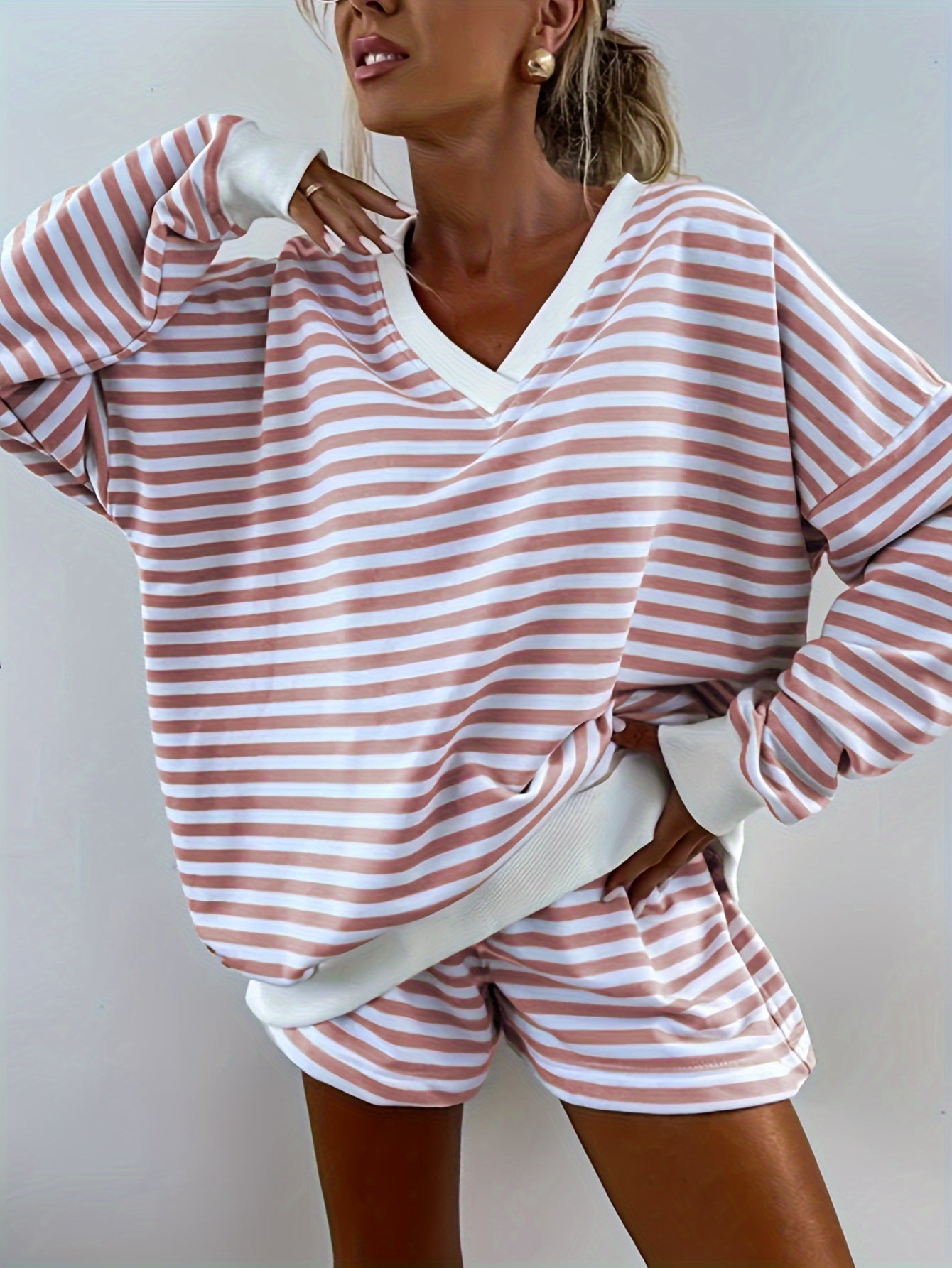 Brooklyn™ – Casual Striped Lounge Set