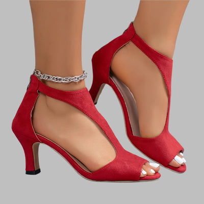 Juliana – Scarlet Curve Heels