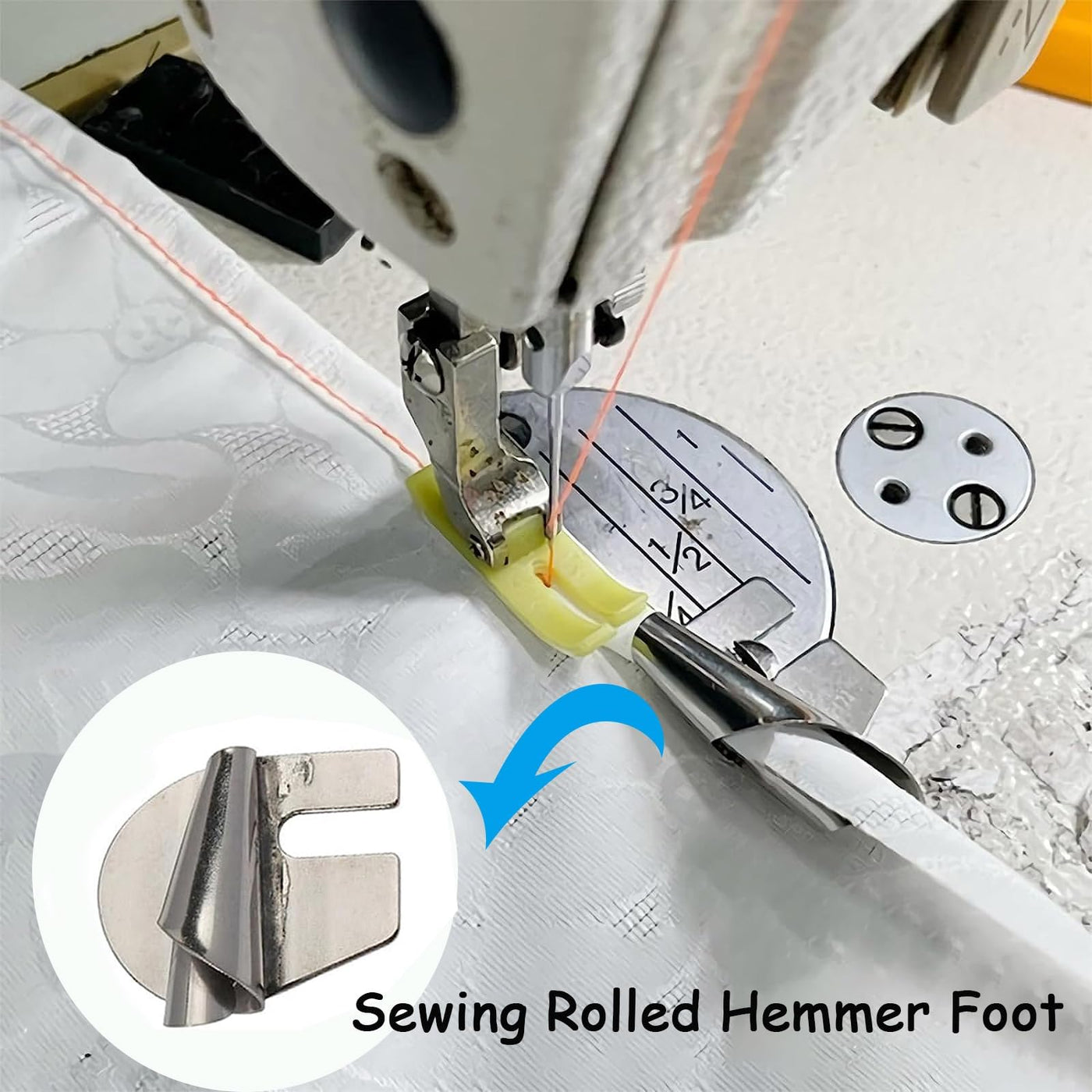 EdgeCraft™ Precision Hemming Foot — Nail Flawless, Pro-Quality Hems Every Time