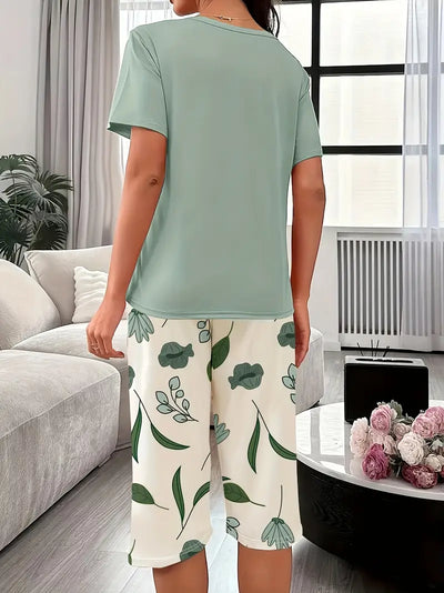 Kinsley - Comfortable Loungewear Set With Floral Print