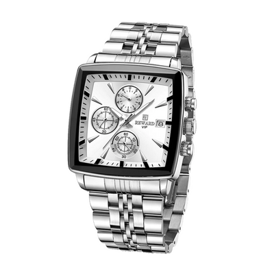 Troy | Men's Rectangular Luxury Quartz Wristwatch