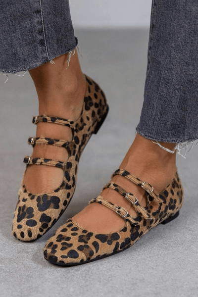 BRUNA | ANIMAL PRINT BALLET FLATS