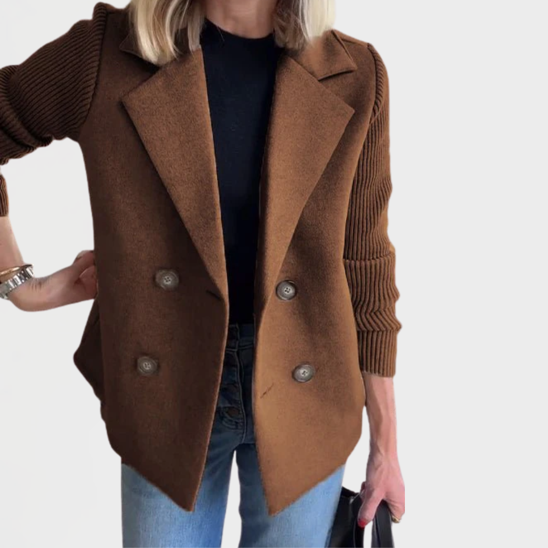 Lena - Elegant Knitted Sleeveless Blazer