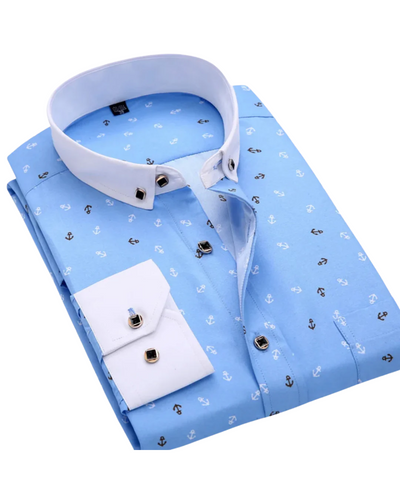 Maravello – Men’s Statement Print Shirt