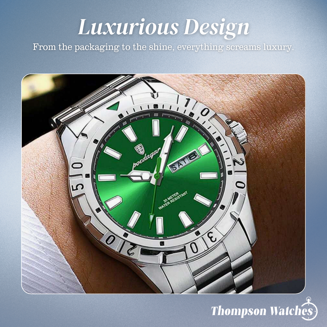 Maverick | Sporty Rotating Bezel Stainless Steel Watch