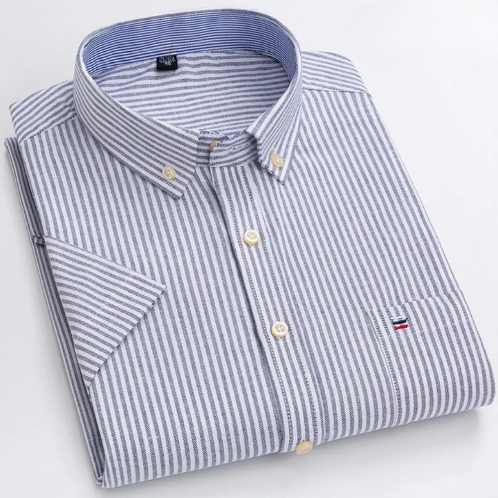 Monteluro – Men’s Heritage Check & Stripe Shirt