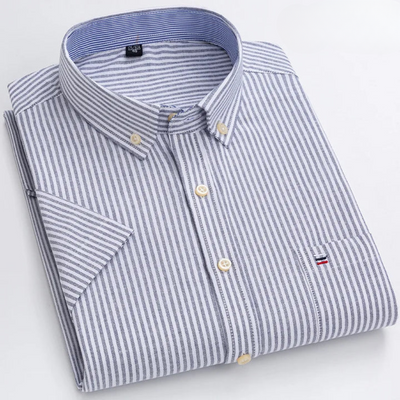 Monteluro – Men’s Heritage Check & Stripe Shirt
