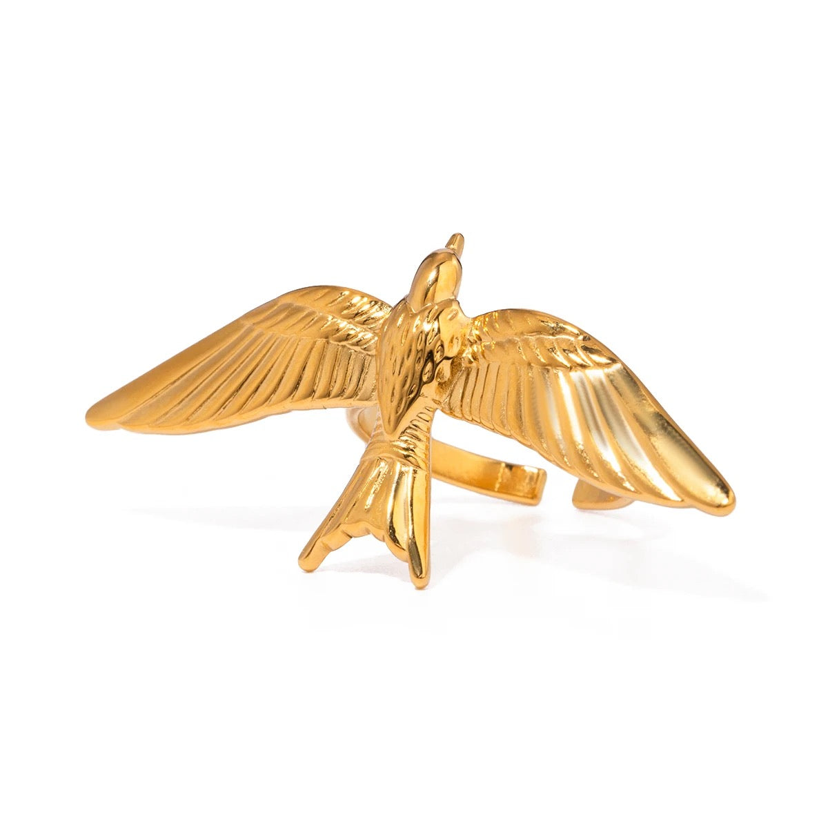 Gold Eagle Ring