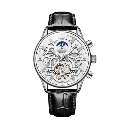 Emmett | Automatic Mechanical Watch with Leather Strap