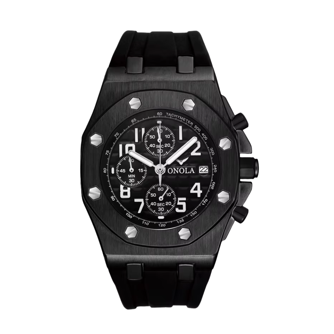 Andrei | Octagonal Bezel Chronograph Watch