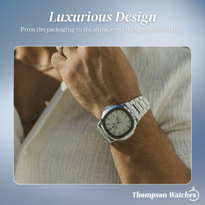 Evan | Refined Dial Detailing Sleek Integrated Steel Design Watch