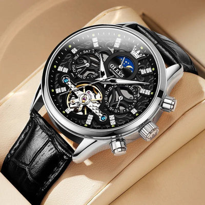 Harry Melbourne® - Mechanical Automatic Watch with Leather Strap