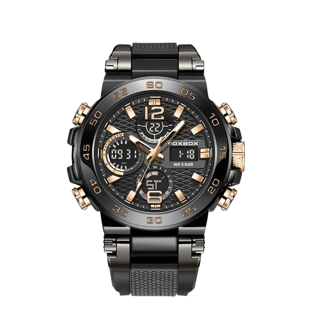 Nate | Men's Dual Display Digital Military Quartzwatch