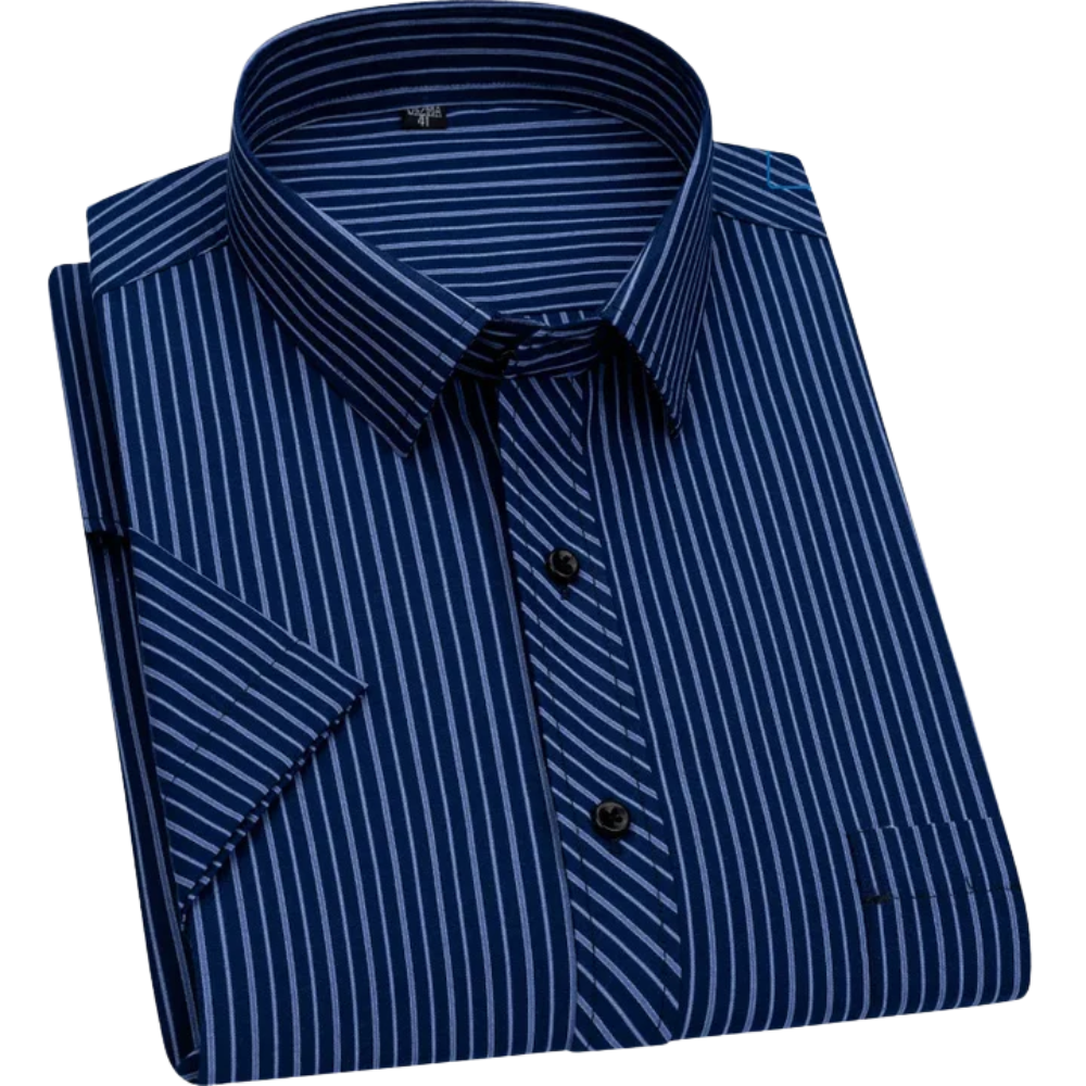 Stravero – Men’s Classic Striped Dress Shirt