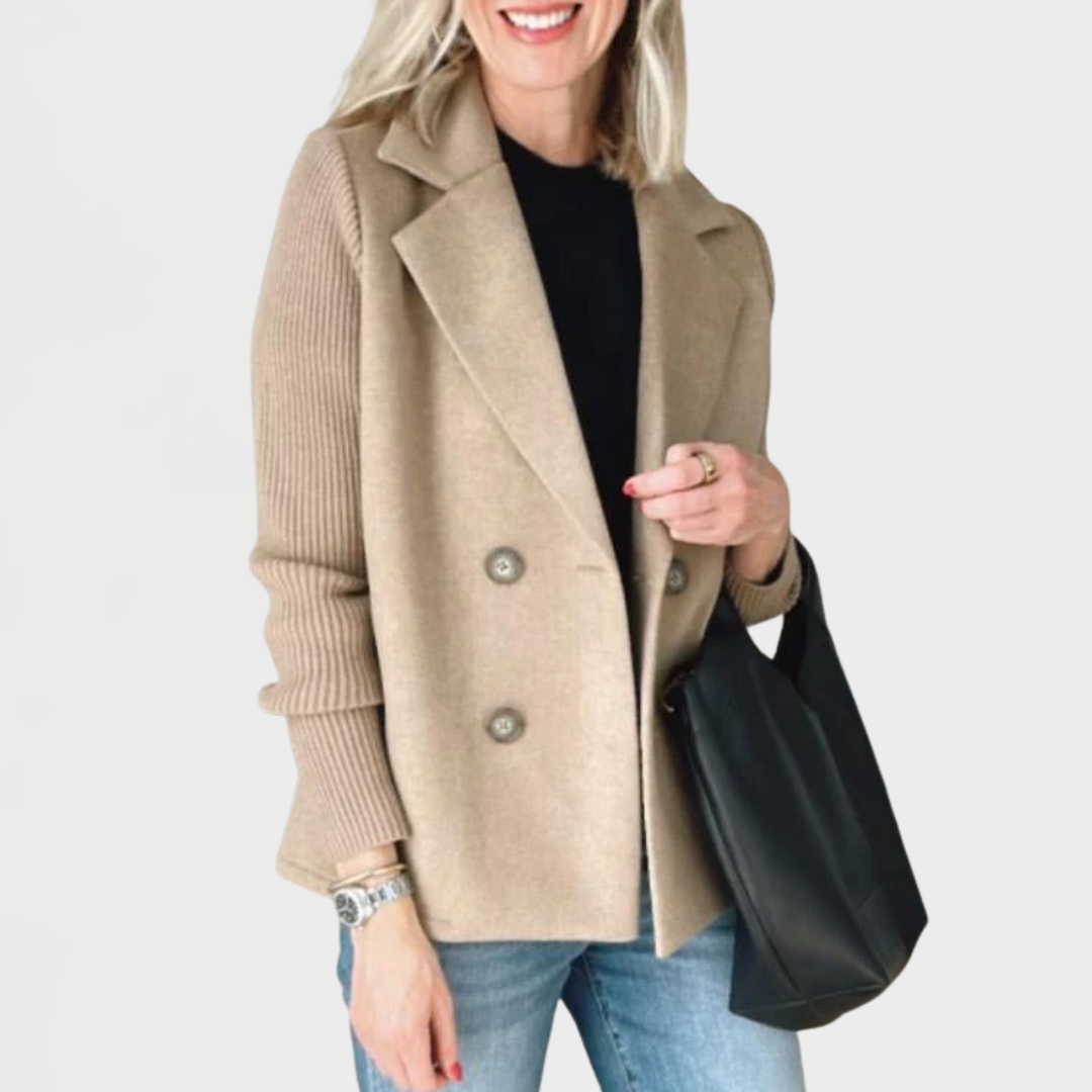 Lena - Elegant Knitted Sleeveless Blazer