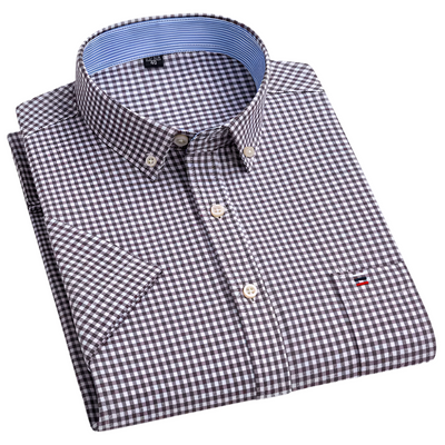 Monteluro – Men’s Heritage Check & Stripe Shirt