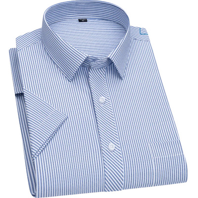 Stravero – Men’s Classic Striped Dress Shirt