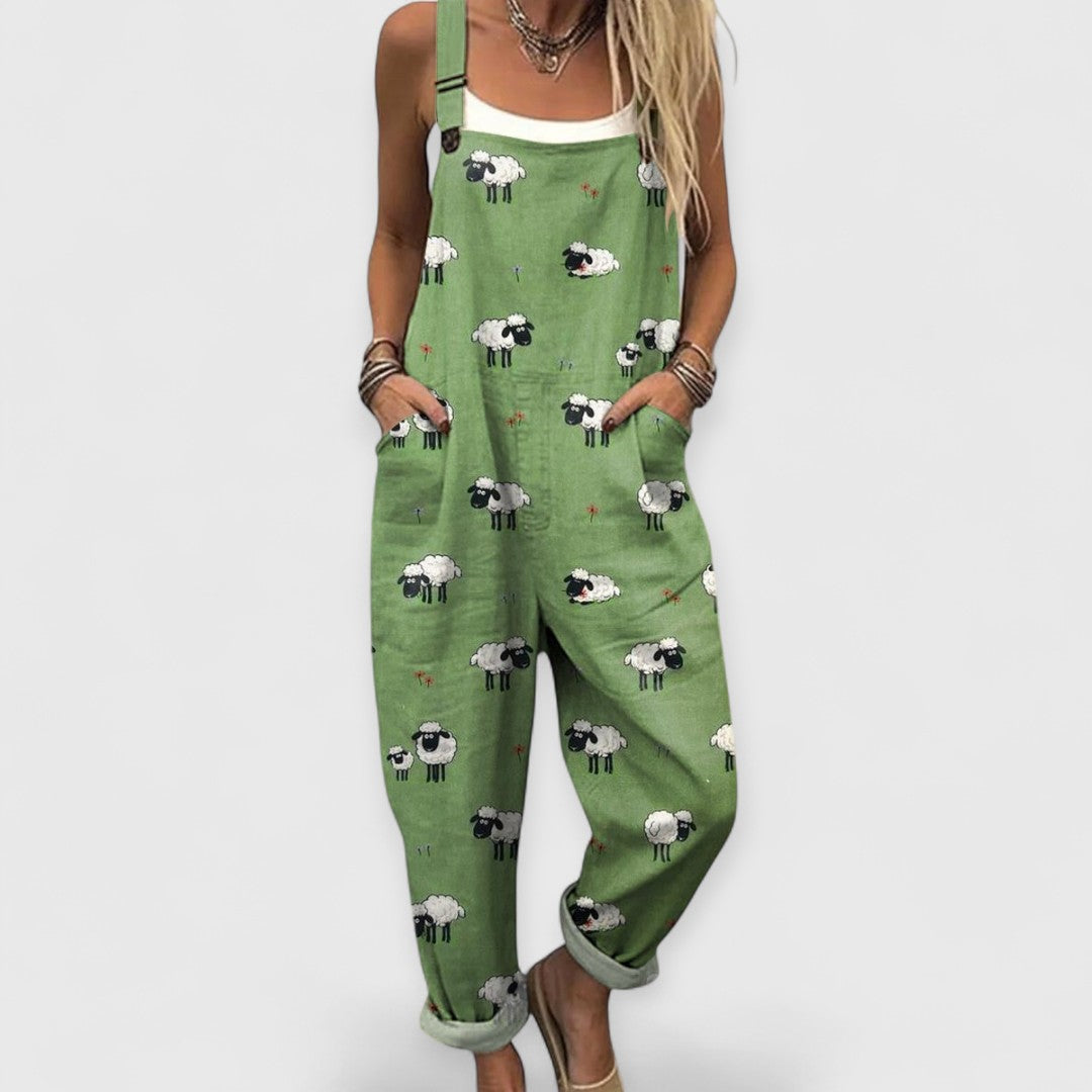 Helen - Elegant Floral Jumpsuit
