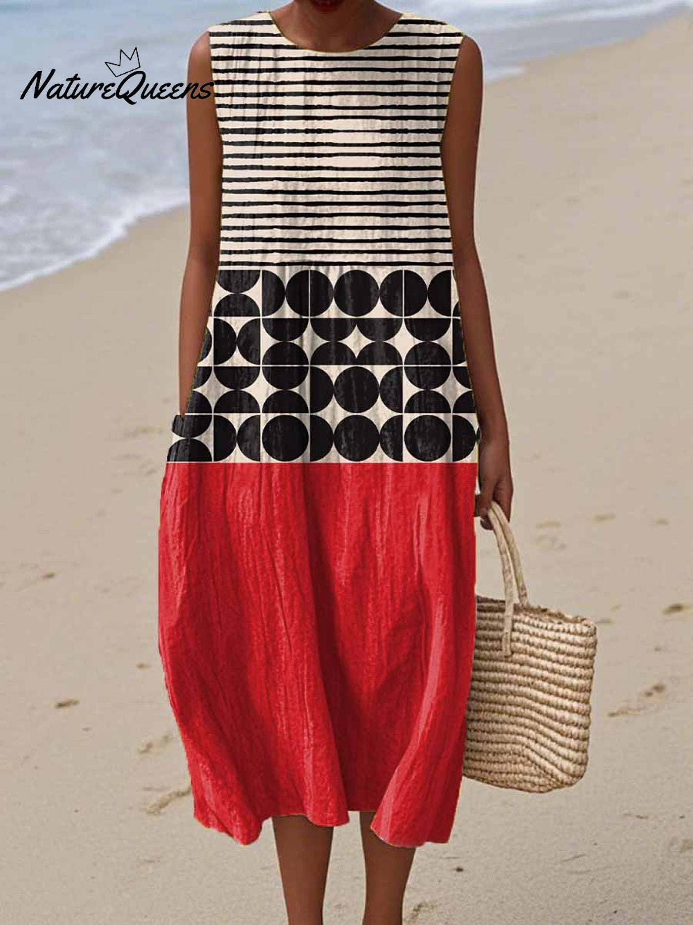 Yara | Geo Sunset Dress