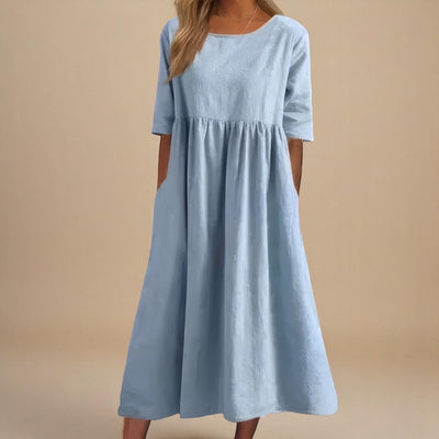 Sofia | Flattering Cotton Dress