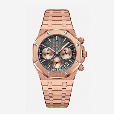 Damian | Iconic Steel Frame Bold Chronograph Design Watch