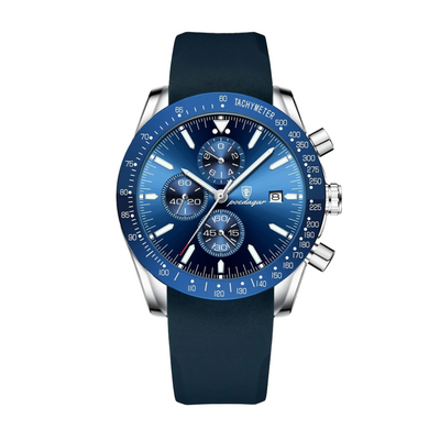 David | Stylish Men’s Chronograph with Versatile Strap Options | 44mm