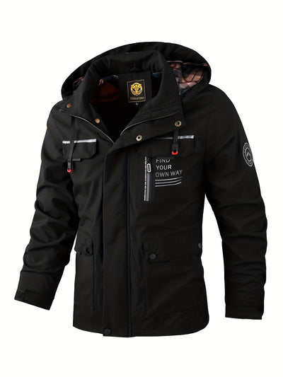 Aaron | Men’s Hooded Lightweight Waterproof Rain Jacket