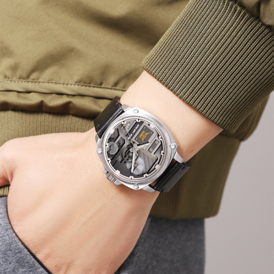 Quartz Leather Men's Watch™