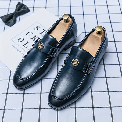 Davide Romano Leather Penny Loafers