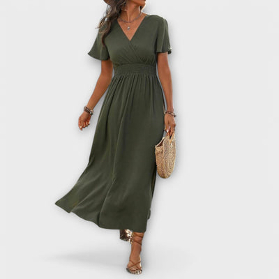 Sage | Effortless Chic Split Maxi Dress