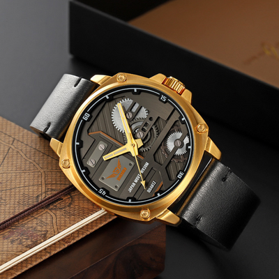 Harry Melbourne® - Quartz Leather Men's Watch