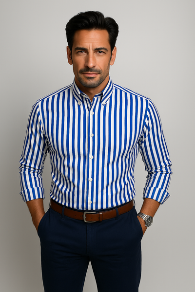 Straviero – Men’s Bold Stripe Shirt