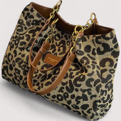 Anouk™ | Leopard Canvas Tote Bag
