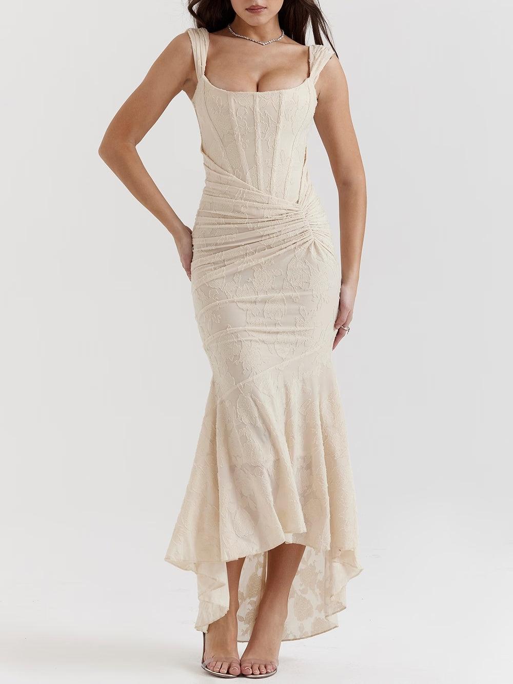 Cesca - Bell floral maxi dress