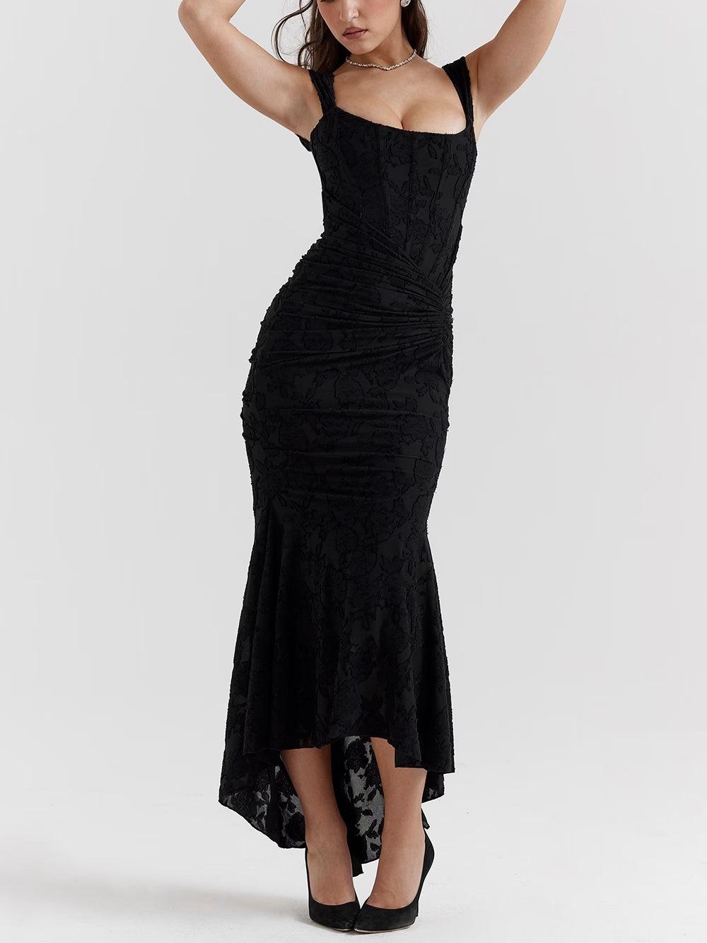 Cesca - Bell floral maxi dress