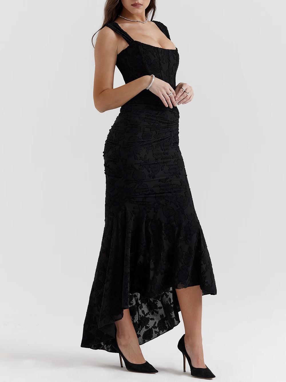 Cesca - Bell floral maxi dress