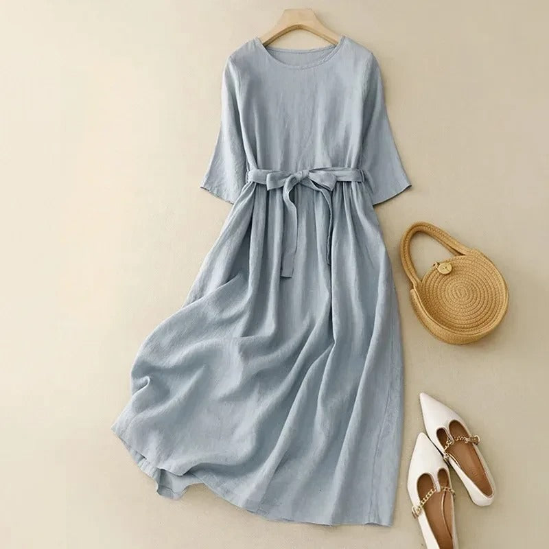 EMMA LINEN DRESS